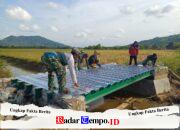 Pemasangan Bondek Rampung, Jembatan Beton Desa Telaga Siap Dicor. Sementara Jembatan Pulau Sari, Besi WF Terpasang dan Lantai Dasar Tuntas Dicor