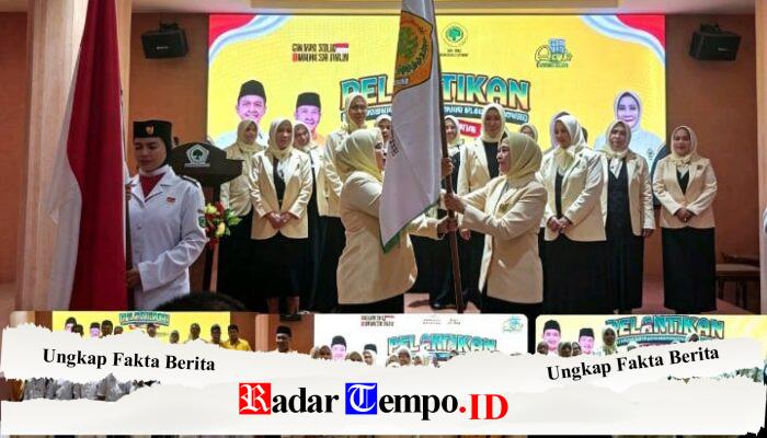 Pelantikan Korps Perempuan. Majelis Dakwah Islamiah (KPMDI) Provinsi Jawa Timur