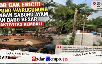 Lapor Cak Eri! Warga Warugunung Resah, Dugaan Arena Sabung Ayam dan Dadu