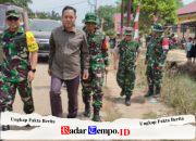 Tim Wasev TMMD Reguler Ke-129 Tinjau Langsung Progres Pembangunan di Desa Tempapan Hulu