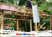 Pemasangan Atap Seng RTLH Masuki Tahap Akhir, Satgas TMMD Kodim 1208/Sambas Percepat Penyelesaian Rumah Pak Mulyadi