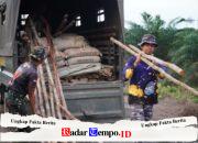 Satgas TMMD Ke-129 Distribusikan Material Cerucuk, Pembangunan Infrastruktur Digenjot