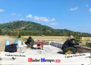 Masuki Tahap Finishing, Jembatan Beton Desa Telaga Segera Rampung