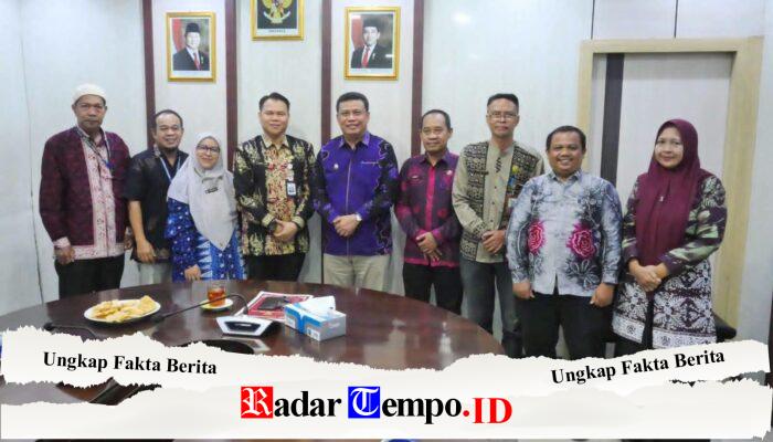 Wabup Katamso menerima audensi kepala balai bahasa provinsi jambi