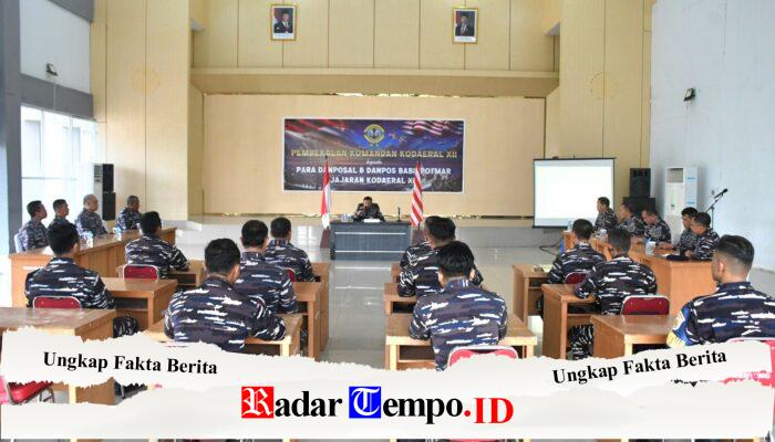 Perkuat Kesiapan Personel Pesisir, Dankodaeral XII Bekali Danposal dan Danpos Babinpotmar Hadapi Tantangan Maritim