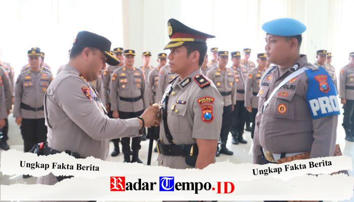 Sertijab KabagOps Polres Gresik, Kompol Arief Sukmo Wibowo Resmi Emban Tugas Baru