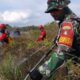 Siaga Penuh Hadapi Karhutla, Personel Kodim 1009/Tanah Laut Siap Bergerak Kapan Saja