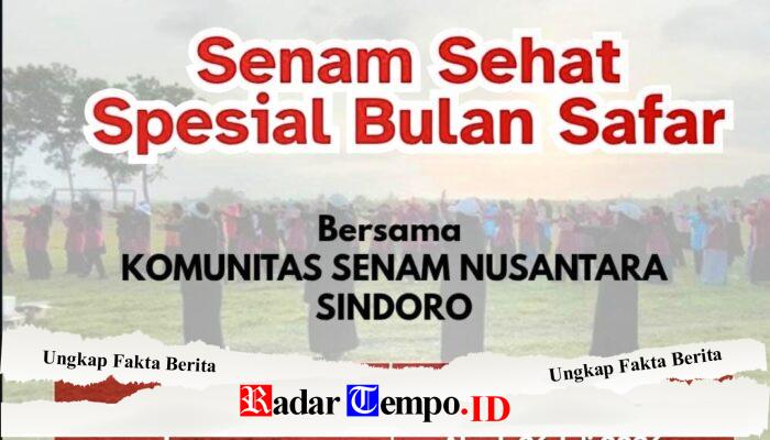 Senam Sehat Spesial Bulan Safar Bersama KSN Digelar di Lapangan Rowokangkung