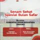 Senam Sehat Spesial Bulan Safar Bersama KSN Digelar di Lapangan Rowokangkung