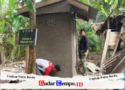 Kejar Target Penyelesaian, Satgas TMMD Reguler Ke-129 Kebut Plester Dinding Luar MCK RTLH