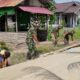 Finishing Rabat Beton, Satgas TMMD Reguler Ke-129 Bongkar Mal