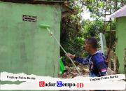 Dua Hari Jelang Penutupan, Satgas TMMD Reguler ke-129 Finishing Pengecatan MCK