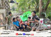 Keceriaan Anak-Anak Kecil Tambah Semangat Satgas TMMD Reguler Ke-129