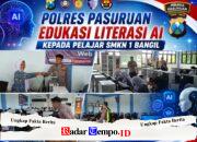 Polres Pasuruan Edukasi Literasi AI kepada Pelajar SMKN 1 Bangil