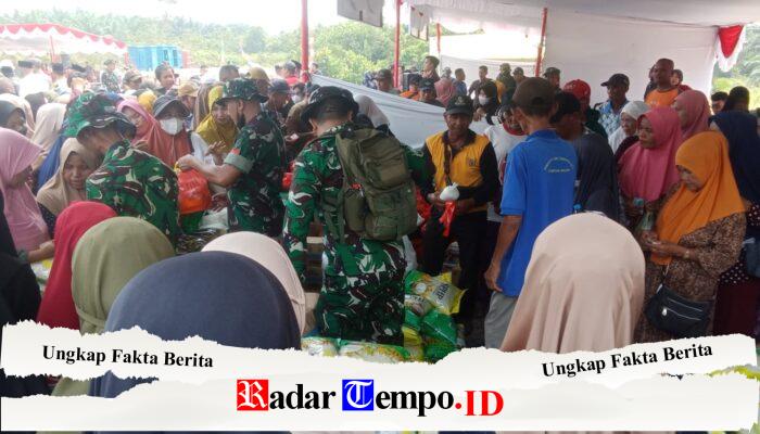 Antusiasme Warga Tempapan Hulu Semarakkan Penutupan TMMD Reguler ke-129 Kodim 1208/Sambas