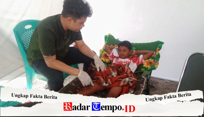 Penutupan TMMD Reguler Ke-129 Kodim 1208/Sambas Hadirkan Pelayanan Sunatan Massal