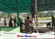 Tenda Dibongkar, Tanda Berakhirnya Penutupan TMMD Reguler ke-129 Kodim 1208/Sambas