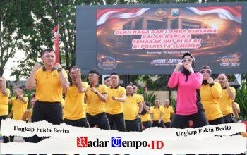 Polresta Sumenep Semarakkan HUT RI ke-81 dengan Olahraga dan Aneka Lomba Kebersamaan