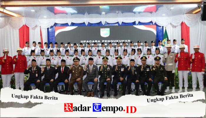 Paskibraka Tanah Laut Resmi Dikukuhkan, Dandim 1009/Tanah Laut Berikan Apresiasi dan Motivasi