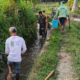 Dukung Ketahanan Pangan, Serda Nurhatib Dampingi Poktan Margo Rukun III Bersihkan Irigasi Sawah