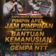 Kapolresta Sumenep Pimpin Apel Jam Pimpinan dan Penyerahan Bantuan Kemanusiaan untuk Korban Gempa NTT