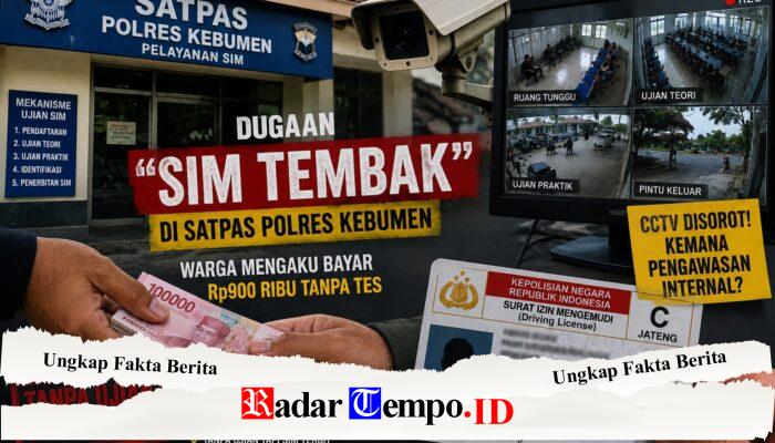 Dugaan “SIM Tembak” di Satpas Polres Kebumen, Pengawasan CCTV Dipertanyakan