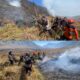 Polres Probolinggo Terjunkan Personel Bantu Padamkan Kebakaran Hutan di Gunung Bromo