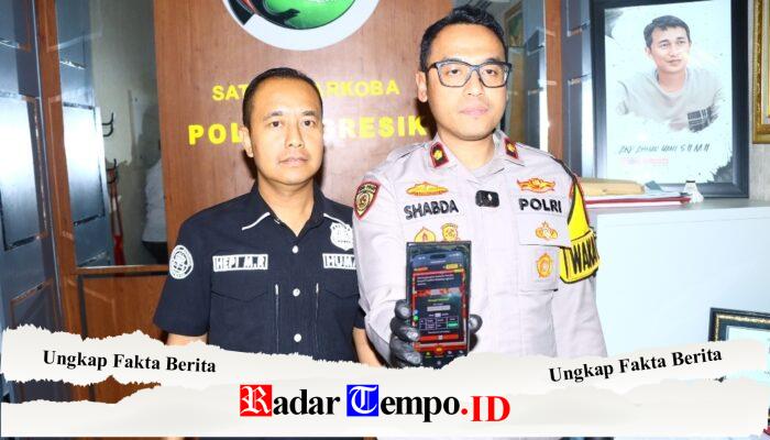 Polres Gresik Tangkap Residivis Pengedar Sabu, Modalnya dari Uang Judi Online