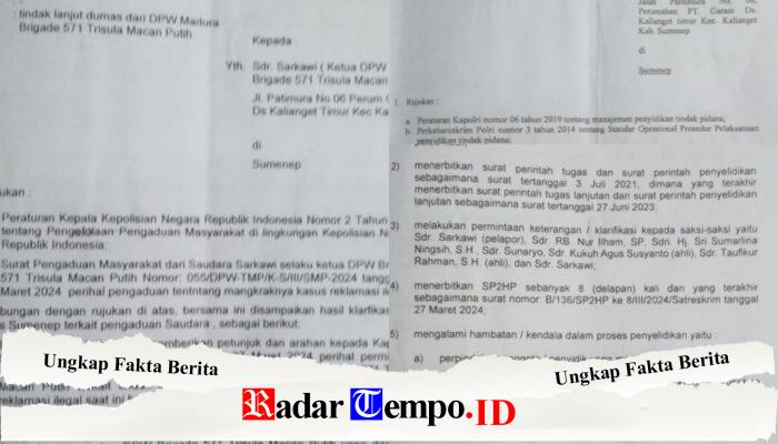 Enam Tahun Belum Tuntas, Pelapor Soroti Lambannya Penanganan Perkara di Polresta Sumenep