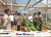 Polres Blitar Komitmen Kawal Swasembada Pangan Melalui Pemanfaatan Lahan Produktif