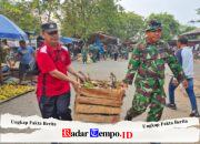 Kodim 1002/HST Gelar Aksi Peduli Sampah Sambut HUT ke-81 TNI