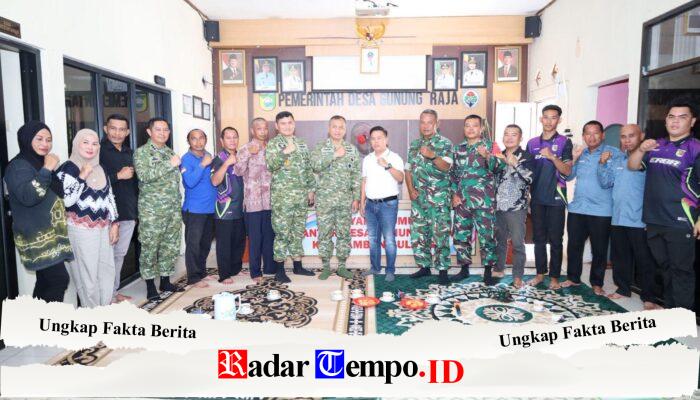 Kadep Manajemen Sesko TNI Dampingi Pasis Dikreg LVI, Berikan Penyuluhan Karhutla di Desa Gunung Raja