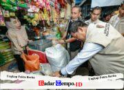 Satgas Pangan Polda Jatim Sidak Pasar Pucang, Usut Beras Premium di Atas HET