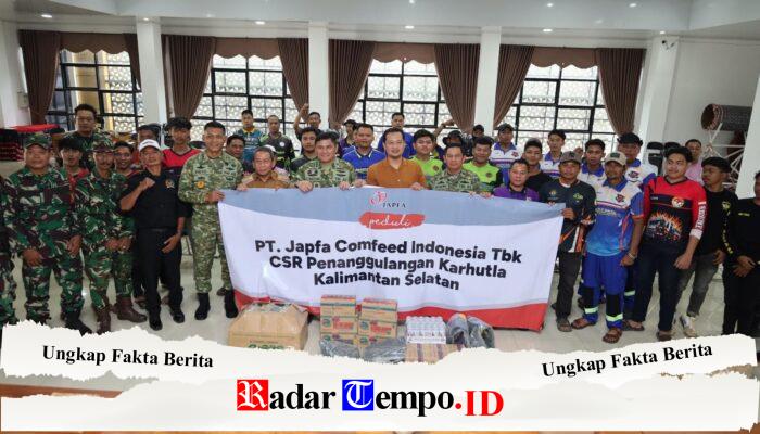 Pasis Dikreg LVI Sesko TNI Salurkan Bantuan Bagi BPK di Kecamatan Bati-Bati dan Tambang Ulang