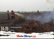Gerak Cepat, Anggota Koramil 04/Jawai Turun ke Lapangan Padamkan Sisa Titik Api