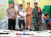 Babinsa Barabai pastikan penerimaan beras bantuan pangan berjalan tertib