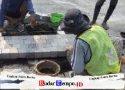 Jalan Sudah Bagus Dibongkar, Proyek Batu Alam Didepan MPP Siola Disorot AMI Untuk Apa Anggaran Dihabiskan