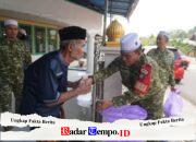 Sholat Jumat dan Jumat Berkah, Anggota Kodim 1002/HST Pererat Silaturahmi dengan Warga