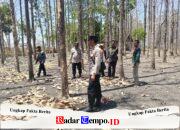 Sinergi Cegah Karhutla, Polres Bojonegoro Sisir Kawasan Rawan di Kedungadem
