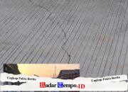 Diduga Belum Genap satu Bulan, Rabat Beton Sudah Retak-retak, Warga Sebut Di Kerjakan Oleh Oknum Perangkat