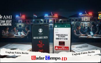 TEROR INFORMASI BOHONG SASAR TIGA POLRES, AMI DESAK UNGKAP SIAPA DI BALIK DUA NOMOR”