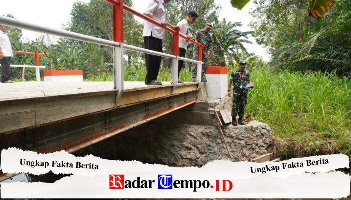 Kodim 1008/Tabalong Terima Tim Verifikasi Jembatan Garuda Merah Putih dari Kodam XXII/Tambun Bungai