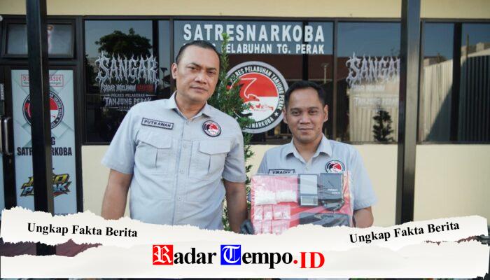 Satresnarkoba Tanjung Perak Tangkap Pria Bawa 65,51 Gram Sabu, Pasokan Disebut dari Buronan
