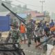 Kodim 1002 Bersama Warga Bersihkan Puing Sisa Kebakaran di Murung Taal