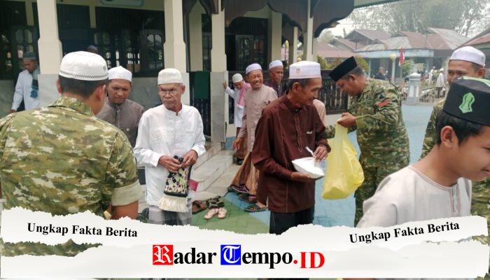 Dari Masjid As Shalihin, Kodim 1002/HST Tebar Kepedulian dan Pererat Silaturahmi
