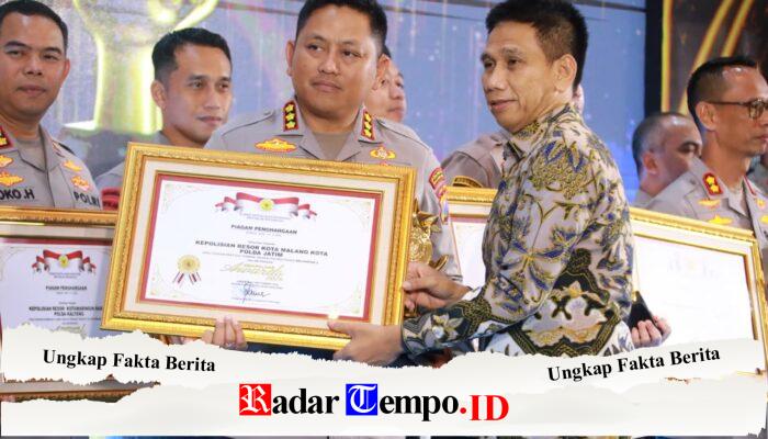 Polresta Malang Kota Raih Kompolnas Awards 2026, Terbaik Nasional Kategori Polres Kelompok C