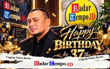 Achmad Bunadiono Al Aqshor Genap 37 Tahun, Radartempo.id Sampaikan Ucapan dan Doa