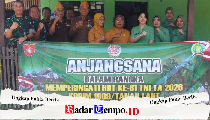Sambut HUT TNI ke-81, Kodim 1009/Tanah Laut Pererat Silaturahmi dengan Tokoh Agama dan Veteran
