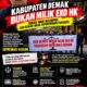 KABUPATEN DEMAK BUKAN MILIK EKO HK, BUKAN MILIK KELOMPOK, DAN BUKAN MILIK KEPENTINGAN TERTENTU.