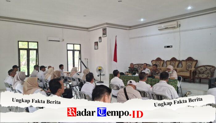 Rakor Lintas Sektor, Danramil Muara Uya-Jaro Tegaskan Komitmen Dukung Kondusivitas Wilayah